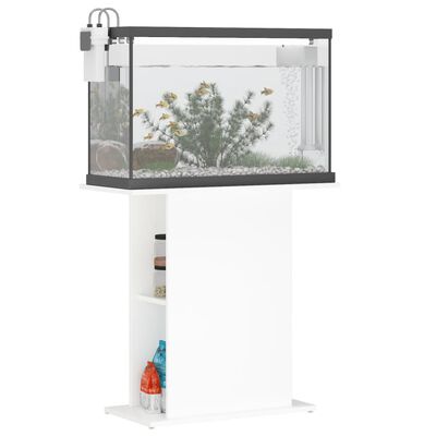 vidaXL Soporte para acuario madera de ingeniería blanco 75x36x72,5 cm