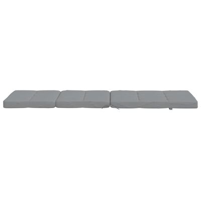 vidaXL Cojines para tumbona 2 uds tela Oxford gris