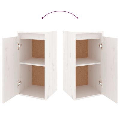 vidaXL Muebles para TV 5 piezas madera maciza de pino blanco