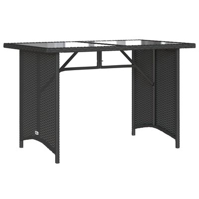 vidaXL Set comedor de jardín 2 pzas con cojines ratán sintético negro