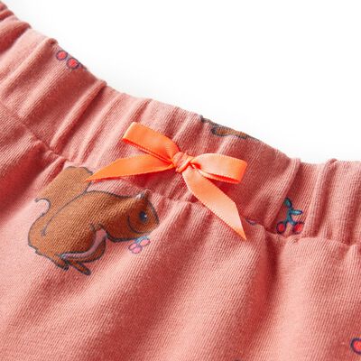 Falda infantil rosa palo 128