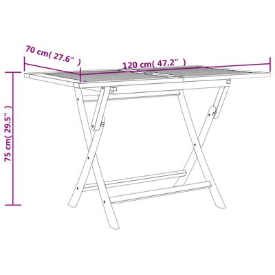 vidaXL Juego de comedor de jardín 7 piezas madera maciza de teca gris