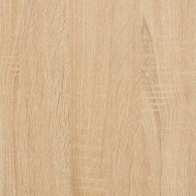vidaXL Banco zapatero madera de ingeniería roble Sonoma 102x32x47 cm