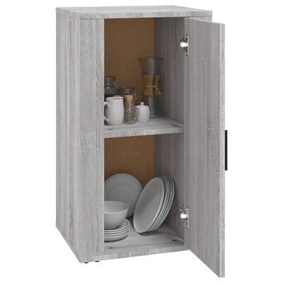 vidaXL Aparador de madera contrachapada gris Sonoma 40x33x70 cm