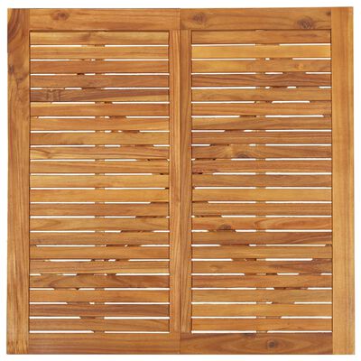 vidaXL Juego de comedor de jardín 5 piezas madera maciza de acacia