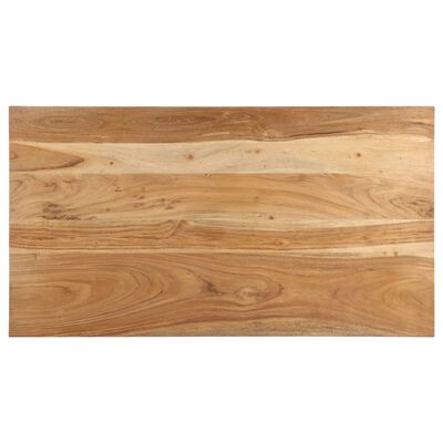 vidaXL Mesa de centro de madera maciza de acacia 110x60x35 cm