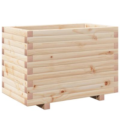 vidaXL Jardinera madera maciza de pino 70x40x49,5 cm