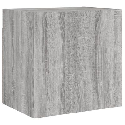 vidaXL Muebles de TV de pared 5 pzas madera de ingeniería gris Sonoma