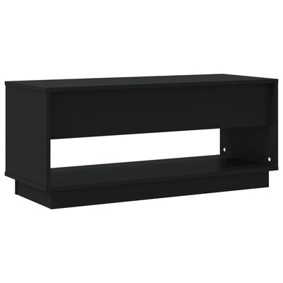 vidaXL Mueble para TV madera contrachapada negro 102x41x44 cm