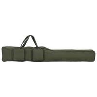 vidaXL Bolso para caña de pescar tela oxford verde oscuro 160 cm