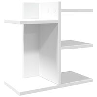 vidaXL Organizador escritorio madera ingeniería blanco 42x21,5x42 cm