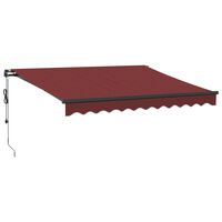 vidaXL Toldo retráctil automático burdeos 300x250 cm