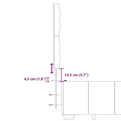 vidaXL Cama box spring con colchón tela negro 120x200 cm