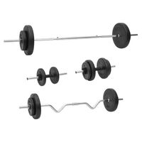 Iron Gym Set barra ajustable de musculación 20 kg IRG034