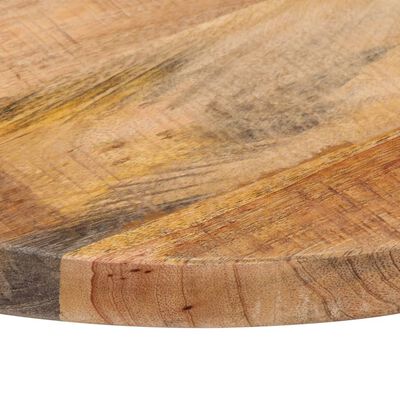 vidaXL Tablero de mesa redondo madera maciza mango rugosa Ø 40x1,5 cm