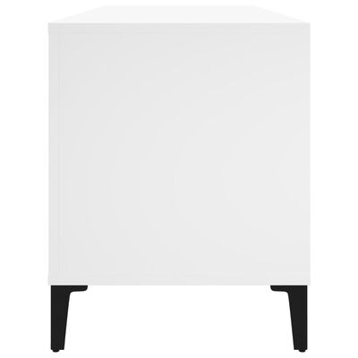 vidaXL Mueble para discos madera contrachapada blanco 100x38x48 cm