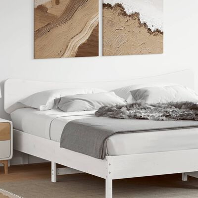 vidaXL Cabecero de cama madera maciza de pino blanco 200 cm