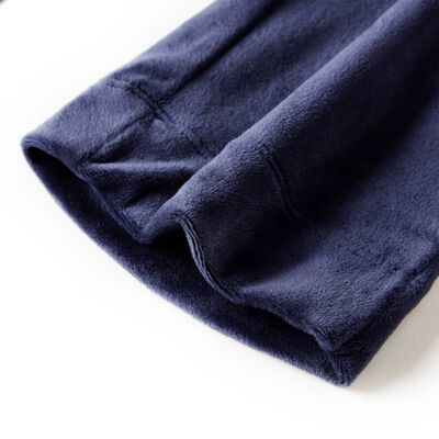 Pantalón infantil terciopelo azul oscuro 116