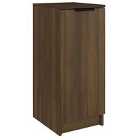 vidaXL Mueble zapatero madera contrachapada marrón roble 30x35x70 cm