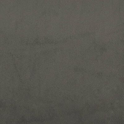 vidaXL Cabecero de terciopelo gris oscuro 147x23x78/88 cm
