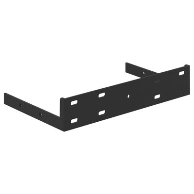 vidaXL Estante flotante de pared gris hormigón MDF 23x23,5x3,8 cm