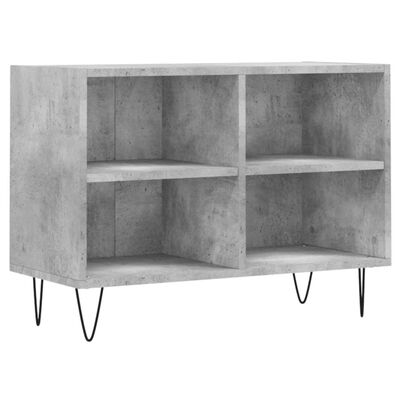 vidaXL Mueble de TV madera de ingeniería gris hormigón 69,5x30x50 cm