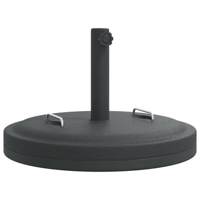 vidaXL Base de sombrilla redonda con asas para palo Ø38/48 mm 25 kg