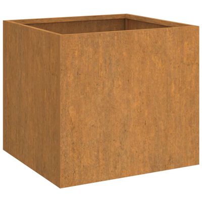 vidaXL Jardineras 2 unidades acero corten 49x47x46 cm