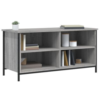 vidaXL Mueble de TV madera contrachapada gris Sonoma 100x40x50 cm