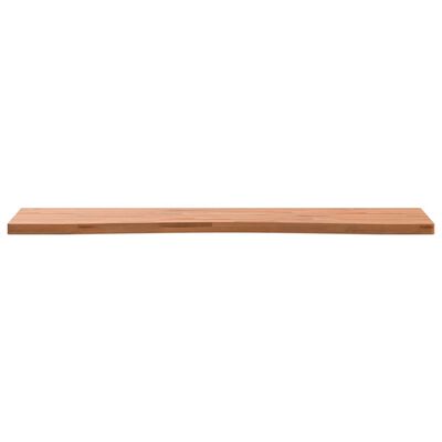 vidaXL Tablero de escritorio madera maciza de haya 100x(45-50)x2,5 cm