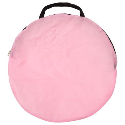 vidaXL Tienda de juegos para niños con 250 bolas rosa 100x100x127 cm