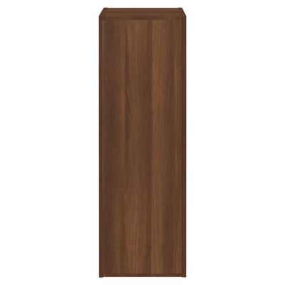 vidaXL Mueble para TV madera de ingeniería marrón roble 30,5x30x90 cm