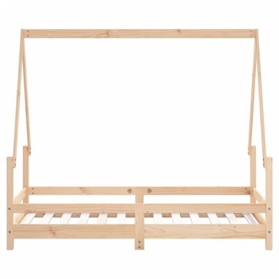vidaXL Estructura de cama para niños madera maciza de pino 80x160 cm