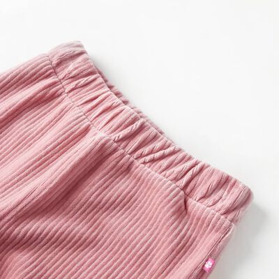Pantalón infantil pana rosa claro 116