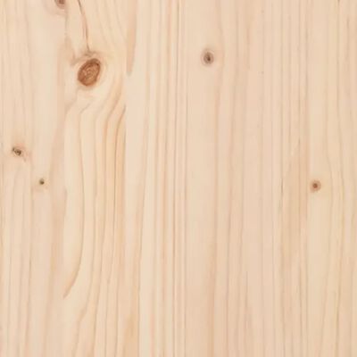 vidaXL Jardinera con estante madera maciza de pino 82,5x82,5x81 cm