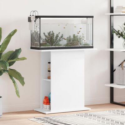 vidaXL Soporte para acuario madera de ingeniería blanco 75x36x72,5 cm