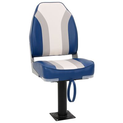 vidaXL Asiento para barco con pedestal giratorio 360°