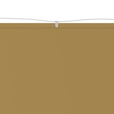 vidaXL Toldo vertical beige 200x360 cm tela oxford