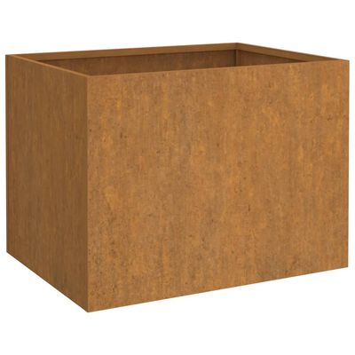 vidaXL Jardinera de acero corten 62x47x46 cm