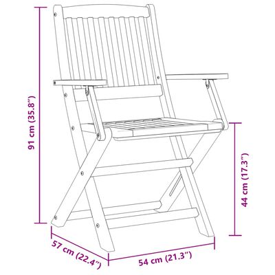 vidaXL Juego comedor de jardín 9 pzas madera maciza acacia 180x90x75cm