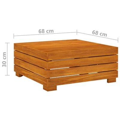 vidaXL Muebles de jardín 6 piezas con cojines madera maciza de acacia