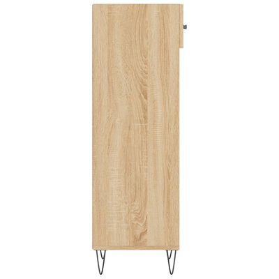 vidaXL Zapatero madera de ingeniería roble Sonoma 30x35x105 cm