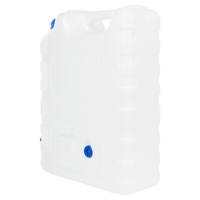 vidaXL Garrafa de agua con grifo plástico transparente 20 litros