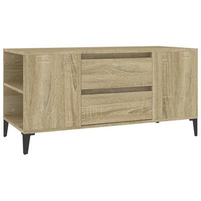 vidaXL Mueble para TV madera contrachapada roble Sonoma 102x44,5x50 cm