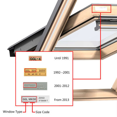 vidaXL Persiana opaca enrollable beige M04/304