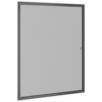 vidaXL Mosquitera para ventanas gris antracita 80x100 cm