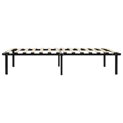 vidaXL Estructura de cama de metal negro 90x200 cm