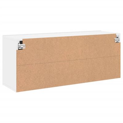 vidaXL Mueble para TV de pared blanco 100x30x41 cm