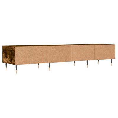 vidaXL Mueble de TV madera de ingeniería roble ahumado 150x36x30 cm