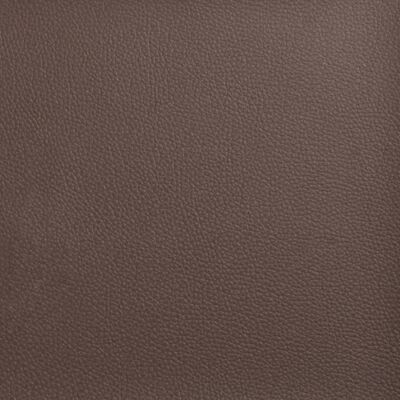 vidaXL Cama con colchón cuero sintético marrón 90x190 cm